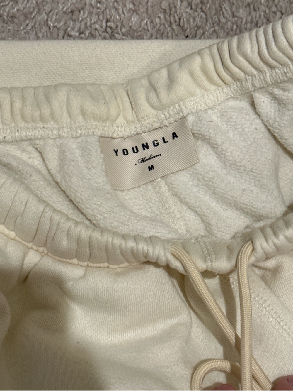 YoungLA Immortal Off-White Joggers - Picture 6 of 6